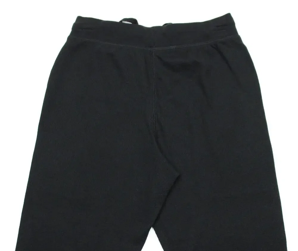 Polo Ralph Lauren Sleep Pants Mens S Black Waffle Knit Jogger Lounge Pajama